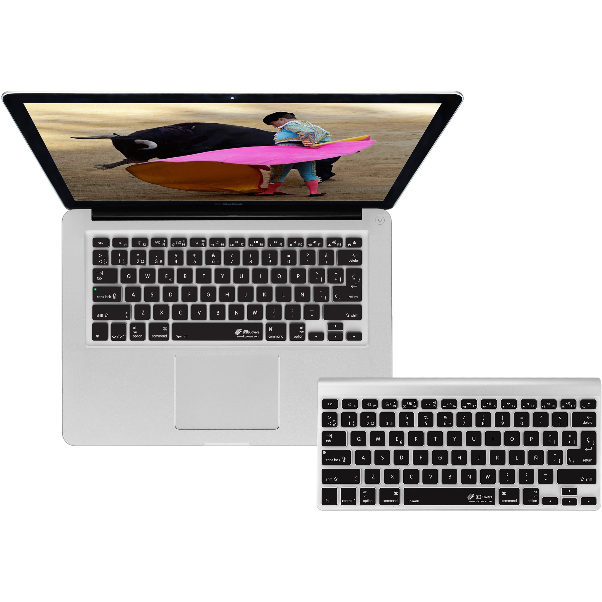 2020 Spanish Keyboard Protective Film for Mac Book Pro 13 A2159 Pro13 Air A1466 A1708A1989A1932 EU Key Silicone Keyboard Cover-Pro13 15 Touchbar 
