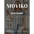 thumbnail image 7 of MOYIKO Short Sleeve Summer Tops for Women Casual Button Down Shirts Striped Business Work Blouses, 7 of 7