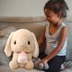 thumbnail image 4 of Peluche de peluche HOUPU, conejo de peluche con orejas caídas, 32 cm, 4 of 9