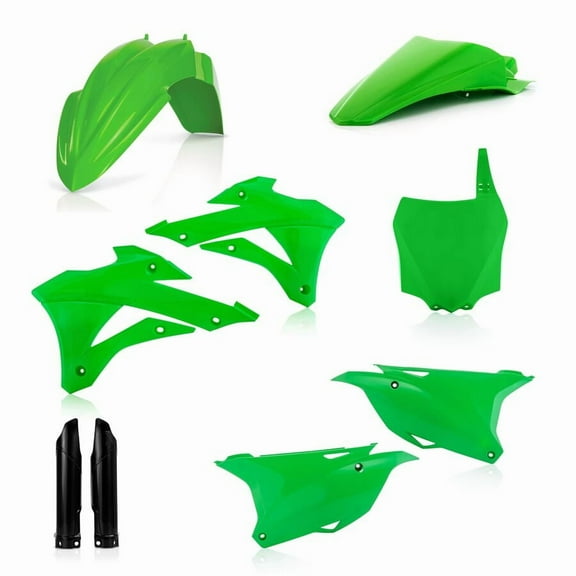 Acerbis OE Green/Black Full Plastic Body Kit (2374117118)