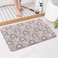 thumbnail image 4 of Cute Hedgehog Love Pattern Bathroom Rugs Mat,Non Slip Microfiber Bathroom Rug,Rubber Backing,Soft Bathroom Mats for Bathroom Floor,Tub and Shower,17x27in(43x68cm), 4 of 5