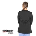 thumbnail image 2 of Grey's Anatomy Women's 4 Pockets Snap Front Solid Color Warm-Up Jacket - 4450, 2 of 2
