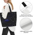 thumbnail image 3 of Easygdp Mathematica Science Bolsas Tote para Mujer, Bolsos de Hombro para Viaje, Bolsos de Mano de Gran Capacidad para Compras y Trabajo, 3 of 8