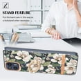 thumbnail image 2 of Allytech for Moto G50 Case with Ring Holder Stand, Slim Shell Floral Series Bumper Anti-Scratch Shockproof Lightweight Phone Case Cover for Motorola Moto G50, Flower, 2 of 4