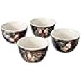 thumbnail image 3 of Certified International Gilded Rooster Set/4 Ice Cream Bowl 5.25", Assorted Designs,One Size, Multicolored, 3 of 4