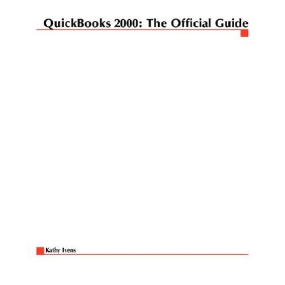 Pre-Owned QuickBooks: The Official Guide QuickBooks 2000: The Official Guide, (Paperback)