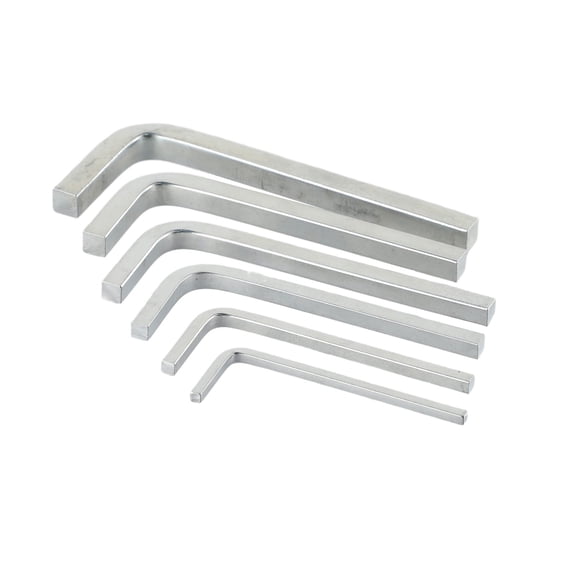 6Pc L Shape Square Head Wrench Square Key 4 Point Wrench Screwdriver Set 3-8Mm