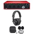 thumbnail image 3 of Focusrite Scarlett 18i8 3rd Gen 18-in, 8-out USB audio interface and Studio Headphones, 3 of 14