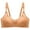 Khaki, variant on Bigersell Full-Coverage Wirefree Bra Sports Bra Ladies Girls Wire-Free Bra Style B55 Lace Bra and Panty Set Women Seamless Bra Comfort Padded Underwire Bra Hook & Eye Bra Closure , Wine XXL