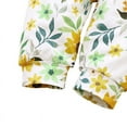 thumbnail image 7 of Bullpiano Baby Girl Outfits Newborn Flower Romper Long Pants Hat Headband Clothes Set, 3/4Pcs, 0-24M, 7 of 7