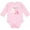 AD-Pink, variant on New to the Flock Cute Baby Flamingo Boys or Girls Long Sleeve Baby Bodysuit