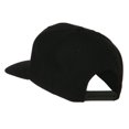 thumbnail image 3 of Old English F Embroidered Flat Bill Cap - Black OSFM, 3 of 5