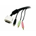 thumbnail image 3 of StarTech 10FT 4-in-1 USB, DVI, Audio, and Microphone KVM Switch Cable Model#: USBDVI4N1A10, 3 of 3