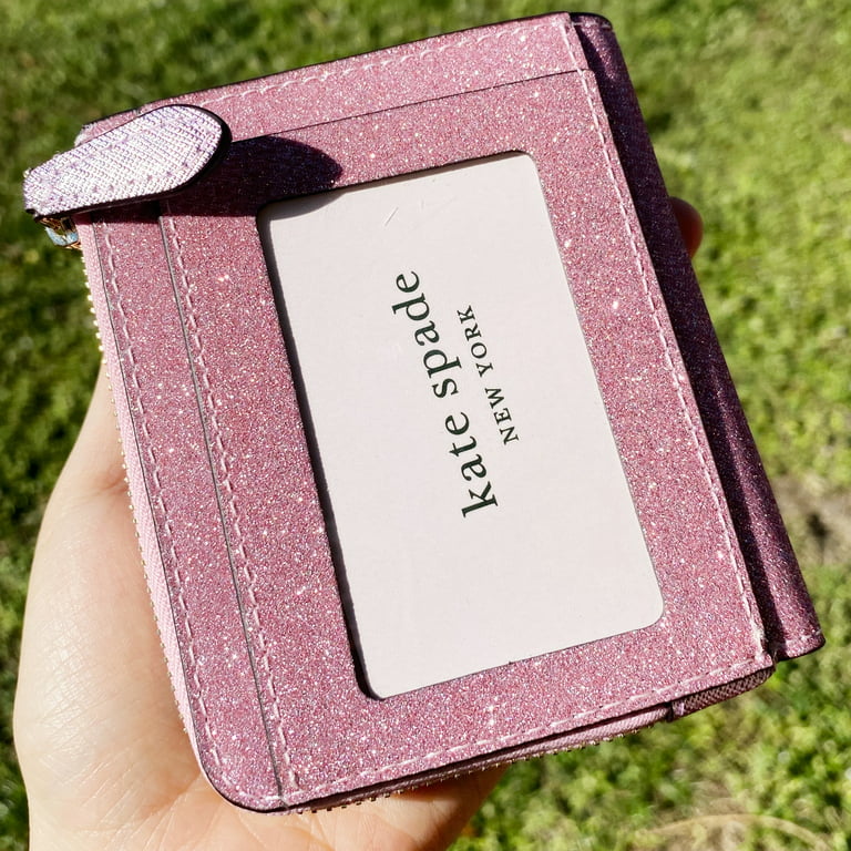 Kate Spade- small boxed bifold wallet- rose pink – Bechoozy