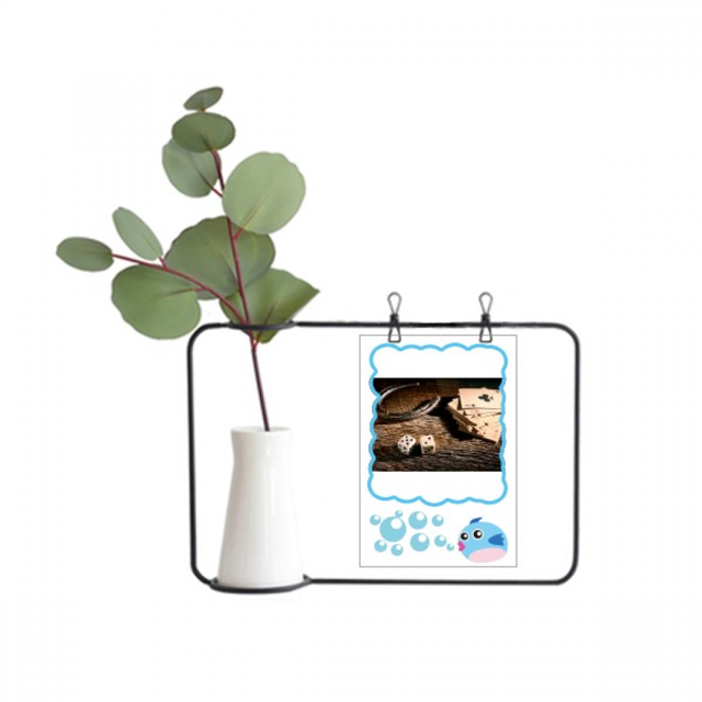 Juego de dados de poker Unbranded Jarrones colgantes vidrio transparente Decoración