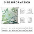 thumbnail image 5 of JRXY  Sage Green Pillow Covers Succulent Throw Pillow Cushion Cover Plant Cactus Flower Agave Aloe Leaf Pillow Covers Super Soft Tropical Summer Home Decor Pillowcases White, 5 of 5