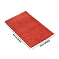 thumbnail image 2 of Bathroom Rugs Bath Mat Floor Mat Non Slip Absorbent Quick Dry Mat, Washable Mat, Under Door Mat for Bathroom Shower Bedroom Home Decor Orange Red 35.4x23.6 Inch (1Pcs), 2 of 3