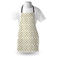 thumbnail image 4 of Abstract Apron, Vintage Eighties Thunder Bolts on Notebook Page Background Funky Retro, Unisex Kitchen Bib with Adjustable Neck for Cooking Gardening, Adult Size, Yellow Black White, by Ambesonne, 4 of 4