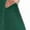 Dark Green, variant on Women's Summer Maxi Dress Long Casual Loose Fit Round Neck Wrinkle-Free with Pockets Side Slit Black S