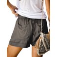 thumbnail image 3 of Nlife Women Printed Elastic High Waist Wide Leg Shorts, 3 of 3