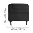 thumbnail image 2 of Front Seat Back Protectors - Leather Anti-Kick Mats for Car Rear Seats, Waterproof Cover to Prevent Dirt & Scratches, Easy Install Car Interior Accessories with Storage Bag, 2 of 8