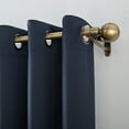 thumbnail image 3 of Sun Zero Oslo Extreme 100% Blackout Grommet Curtain Panel, 52"X108", Navy Blue, 1-Piece Single Panel, 3 of 10