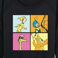 thumbnail image 3 of Dr. Seuss - Cat In The Hat - Women's Lightweight French Terry Long Sleeve Shirt, 3 of 6