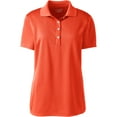 thumbnail image 2 of Lands' End Essentials Women's  Short Sleeve Active Polo Shirt - Lightweight Breathable Easy Care Feminine Fit, 2 of 2