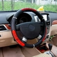 thumbnail image 3 of Universal Sale Leather Steering Wheel Cover I4I9, 3 of 6