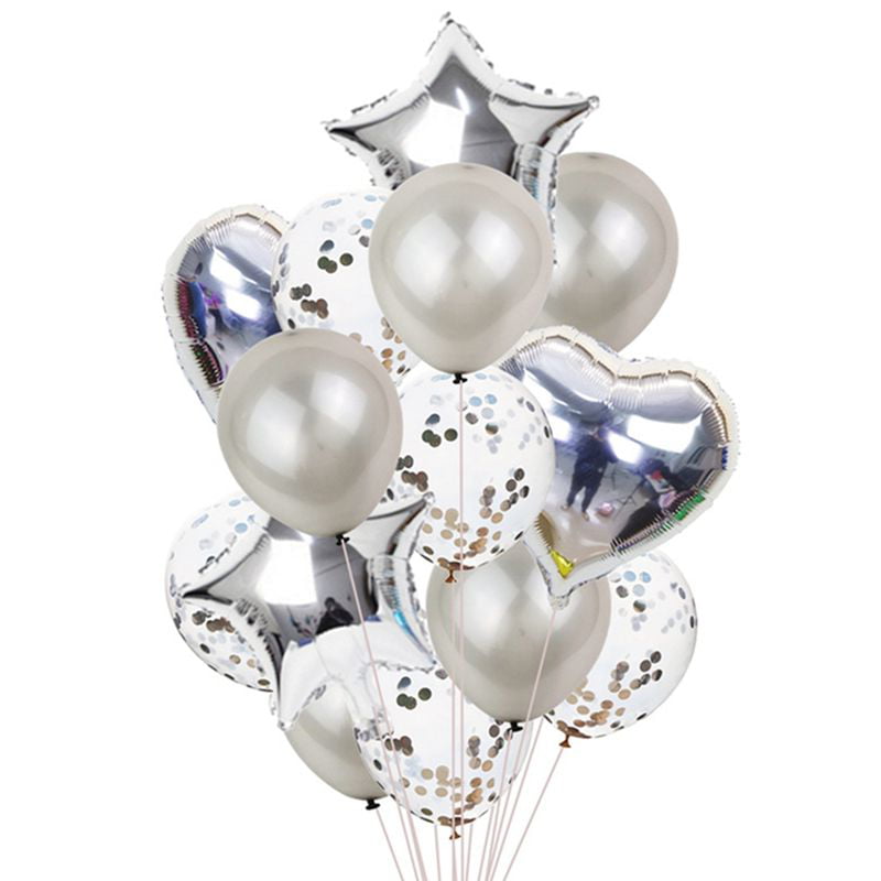 Details about   5x Helium Balloons OR AIR 18" Inch Foil Star Heart Round Party Baloons Ballons 