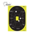 thumbnail image 4 of Ez Aim Splash Reactive Paper Shooting Targets, Handgun Trainer, 12"W X 18"H, 8-Pack, Black/Chartreuse, 4 of 10