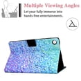 thumbnail image 4 of Allytech Stand Case for Samsung Galaxy Tab A8 10.5" 2021, Folio PU Leather Anti-Scratch Magnetic Closure Smart Auto Sleep Wake Card Slots Wallet Case for Galaxy Tab A8 SM-X200/X205/X207, Purple Sand, 4 of 6
