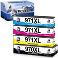thumbnail image 1 of Paquete de 4 cartuchos de tinta DOUBLE D compatibles con HP 970XL 971XL, 1 of 7
