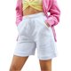thumbnail image 1 of Txlixc Pantalones cortos casuales de verano para mujer, pantalones cortos de cintura alta con cordón de color sólido con bolsillos para niñas Txlixc Estilo de ocio, 1 of 5