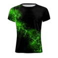 thumbnail image 1 of YDLCAFD Mens Digital 3D Printing Round Neck Short Sleeved Pullover T Shirt Short Sleeved Top Features:, 1 of 4