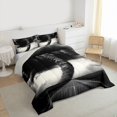 thumbnail image 3 of Homewish Black Tornado Full Size Comforter Sets 3-Piece for Female Men Adults,Natural Disaster Bedding Comforter Set,Abstract Nature Theme Lightweight Bedding Sets,Lightweight Room Decor,Reversible, 3 of 8
