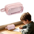 thumbnail image 2 of Pencil Pouch with Compartments, Ongmies Large Capacity Detachable Marker Organizer, Pen Pencil Case, Make Up Case, 2 of 7