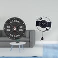 thumbnail image 2 of Reloj de pared 3D creativo con adorno para gimnasio en casa y sala de estar, reloj colgante decorativo de acrílico minimalista para culturismo, entren, 2 of 8