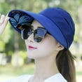 thumbnail image 1 of 1PC Femmes Anti-Uv Mode Large Bord Été Plage Soleil Randonnée en Plein Air Chapeau Pliant, 1 of 5