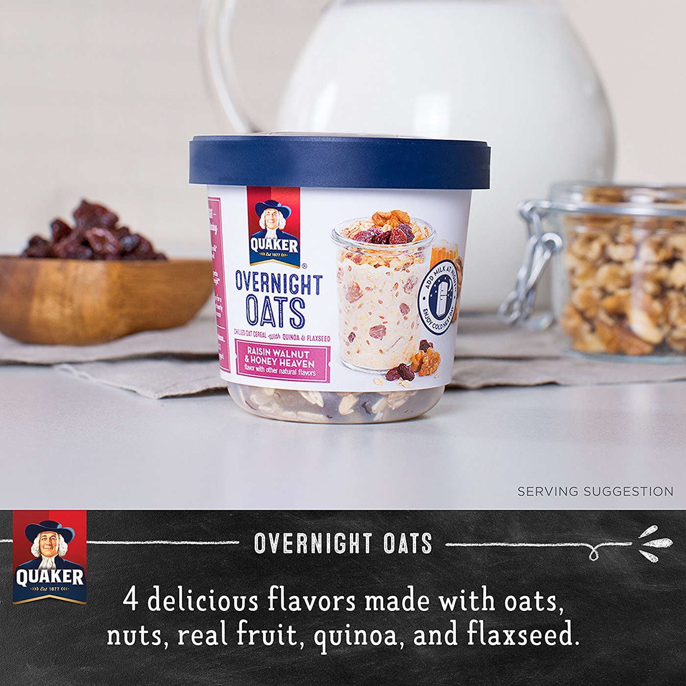 Overnight Oats Cups : Quaker Overnight Oats
