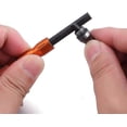 thumbnail image 3 of Allume-feu Compact, Tige de Ferro Filetée Remplaçable Tige de Magnésium en Acier pour Silex, Kits de Survie d'Urgence, Camping, Randonnée, Bricolage (2 Pcs, orange), 3 of 4