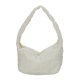 thumbnail image 1 of Bolsos de hombro para mujer Bolso de compras de color sólido simple acolchado de tela (blanco) Ehuebsd Para Estrenar, 1 of 9