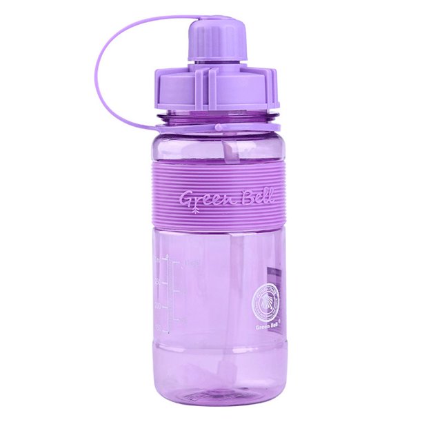 Download 1000ML Plastic Hand Straw Cup Portable Men Women Clear Scale Transparent Sports Tote Water ...