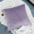 thumbnail image 3 of Home Soft Things Faux Fur Throw Pillow Cover 4 Piece Set-Sea Fog - 20" x 20", 3 of 9