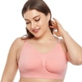 thumbnail image 1 of La ropa interior del sujetador de lactancia con abertura frontal reúne el sujetador de lactancia anti-flacidez después del parto,Pink, 1 of 6
