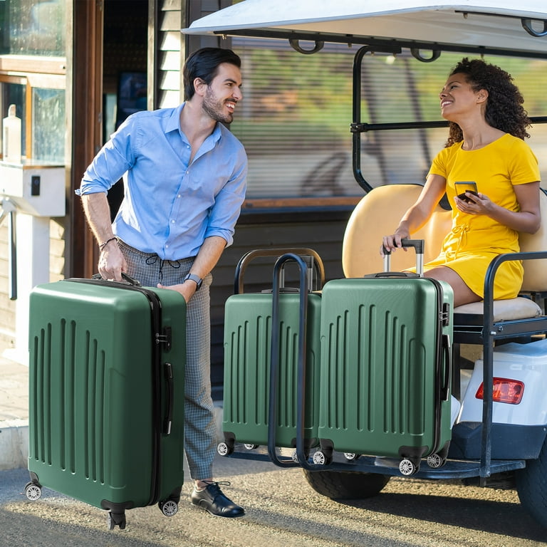Zimtown 4-Piece Lightweight Hardside Spinner Luggage Set Zimtown 4-Piece Lightweight Hardside Spinner Luggage Set