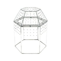 Kuntesetty Reptile Terrarium Acrylic Small Breeding Box for Centipedes Turtle Scorpions