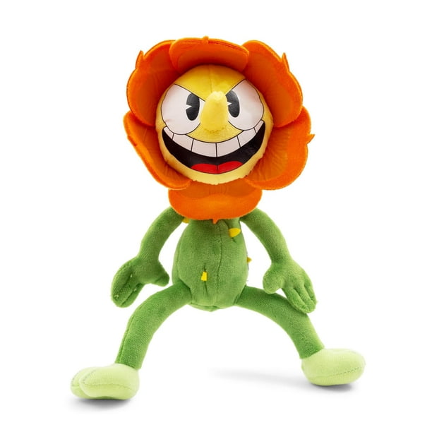 Coleccionista de claveles Cagney de peluche Cuphead, 23 cm de altura