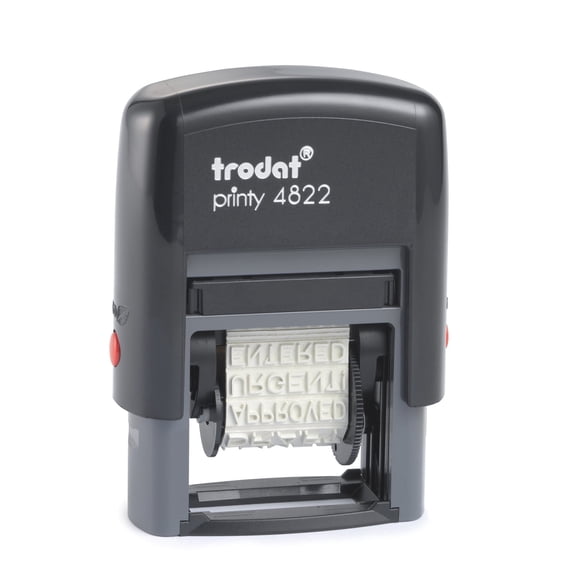 Trodat® STAMP,12 MSSG,SLF INK,RD E4822