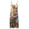 thumbnail image 5 of Easter Bunnies Rabbits Sleeveless Dress Women's Luxury Party Dress Birthday Dresses for Women, 5 of 7